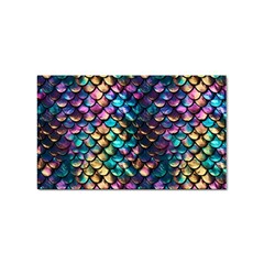 Rainbow Scales Sticker (Rectangular)