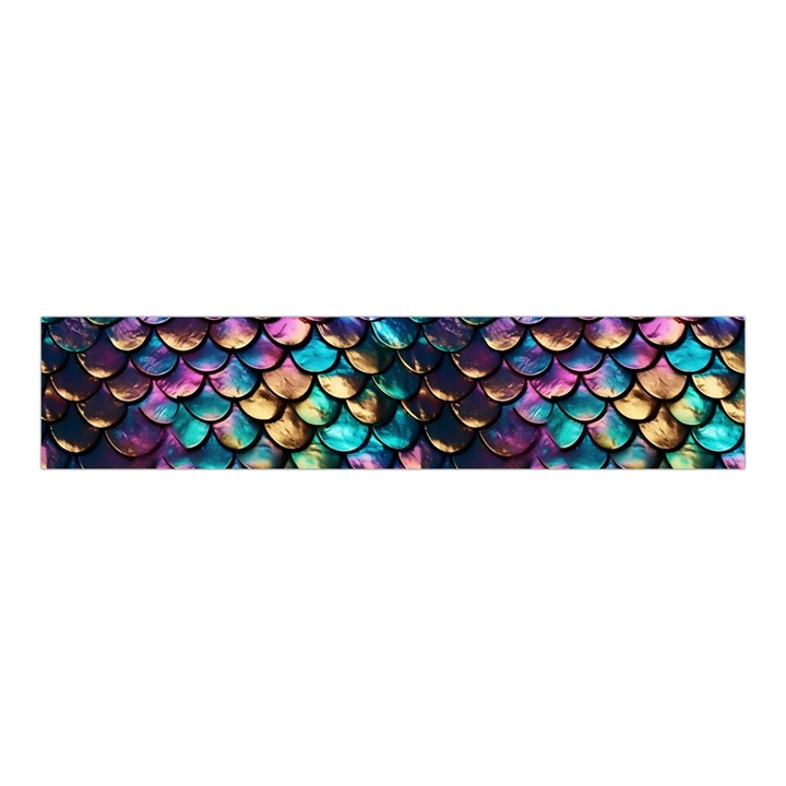 Rainbow Scales Velvet Scrunchie