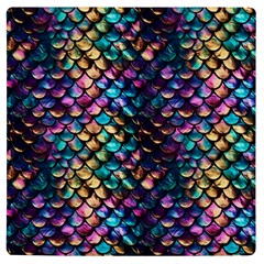 Rainbow Scales UV Print Square Tile Coaster 