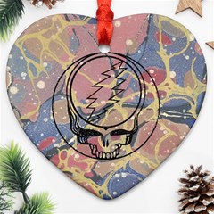 Grateful Dead Artsy Ornament (heart)