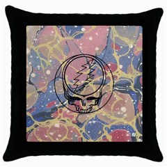 Grateful Dead Artsy Throw Pillow Case (black) by Bedest