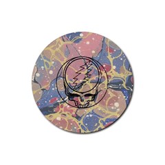 Grateful Dead Artsy Rubber Round Coaster (4 Pack) by Bedest