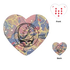 Grateful Dead Artsy Playing Cards Single Design (heart)