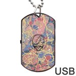 Grateful Dead Artsy Dog Tag USB Flash (One Side) Front