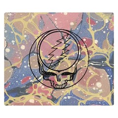 Grateful Dead Artsy Two Sides Premium Plush Fleece Blanket (kids Size) by Bedest