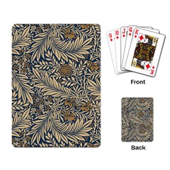 Brown Vintage Background Vintage Floral Pattern Playing Cards Single Design (rectangle)