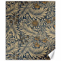 Brown Vintage Background Vintage Floral Pattern Canvas 8  X 10 