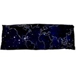 Blue World Map Starry Night Sky World Map Concept Art Body Pillow Case (Dakimakura) Body Pillow Case