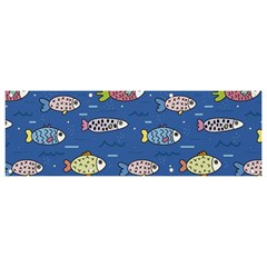 Sea Fish Blue Submarine Animals Banner And Sign 9  X 3  by Loisa77