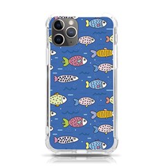 Sea Fish Blue Submarine Animals Iphone 11 Pro 5 8 Inch Tpu Uv Print Case by Loisa77