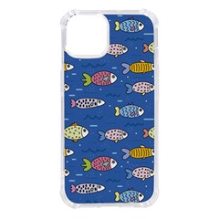 Sea Fish Blue Submarine Animals Iphone 14 Tpu Uv Print Case by Loisa77