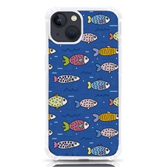 Sea Fish Blue Submarine Animals Iphone 13 Tpu Uv Print Case by Loisa77