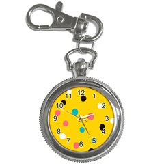 Moles Points Background Pattern Key Chain Watches by Loisa77