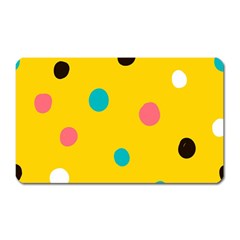 Moles Points Background Pattern Magnet (rectangular) by Loisa77