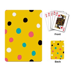 Moles Points Background Pattern Playing Cards Single Design (rectangle) by Loisa77