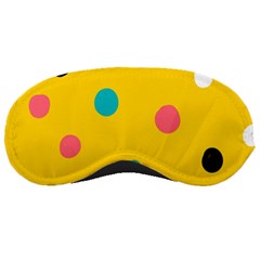 Moles Points Background Pattern Sleep Mask by Loisa77