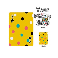 Moles Points Background Pattern Playing Cards 54 Designs (mini)