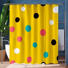 Moles Points Background Pattern Shower Curtain 60  X 72  (medium)  by Loisa77