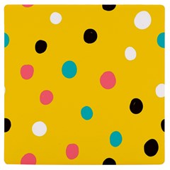 Moles Points Background Pattern Uv Print Square Tile Coaster 