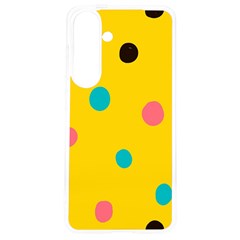 Moles Points Background Pattern Samsung Galaxy S24 6 2 Inch Tpu Uv Case