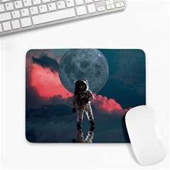 Astronaut Moon Space Nasa Planet Small Mousepad by Loisa77