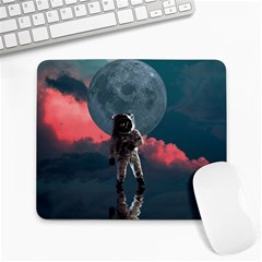 Astronaut Moon Space Nasa Planet Large Mousepad by Loisa77