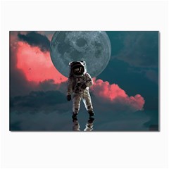 Astronaut Moon Space Nasa Planet Postcard 4 x 6  (pkg Of 10) by Loisa77