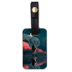 Astronaut Moon Space Nasa Planet Luggage Tag (one Side) by Loisa77