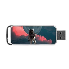 Astronaut Moon Space Nasa Planet Portable Usb Flash (one Side) by Loisa77