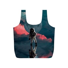 Astronaut Moon Space Nasa Planet Full Print Recycle Bag (s) by Loisa77