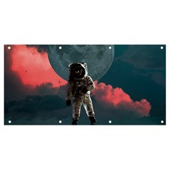 Astronaut Moon Space Nasa Planet Banner And Sign 8  X 4 