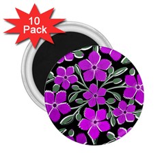 Flowers Nature Bloom Flora Bouquet 2 25  Magnets (10 Pack)  by Loisa77