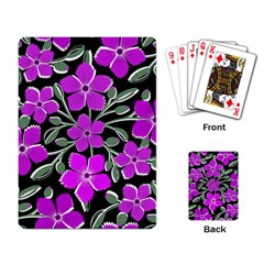 Flowers Nature Bloom Flora Bouquet Playing Cards Single Design (rectangle) by Loisa77