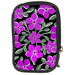 Flowers Nature Bloom Flora Bouquet Compact Camera Leather Case by Loisa77