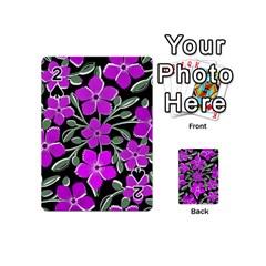 Flowers Nature Bloom Flora Bouquet Playing Cards 54 Designs (mini) by Loisa77