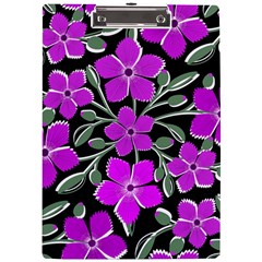 Flowers Nature Bloom Flora Bouquet A4 Acrylic Clipboard by Loisa77