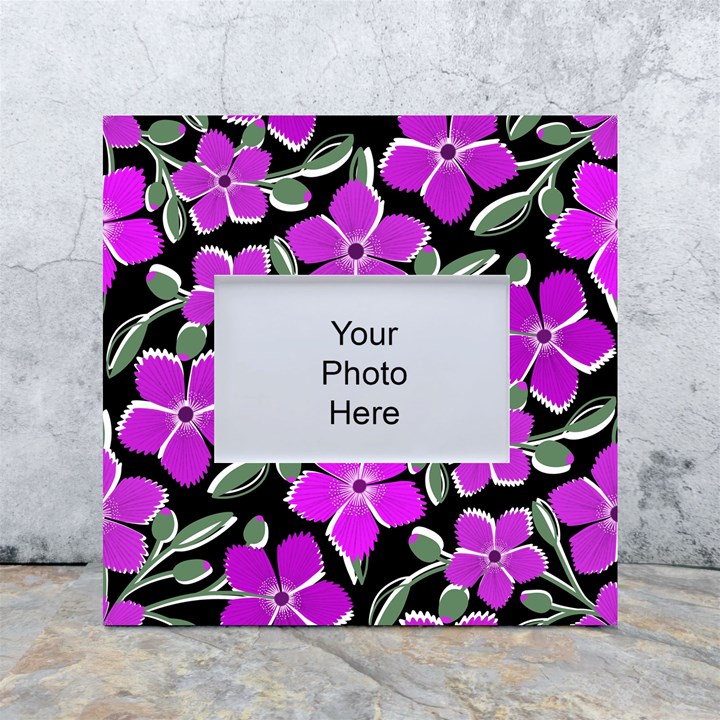 Flowers Nature Bloom Flora Bouquet White Box Photo Frame 4  x 6 