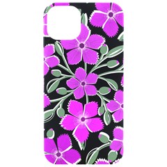 Flowers Nature Bloom Flora Bouquet Iphone 15 Pro Black Uv Print Pc Hardshell Case by Loisa77