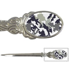 Camo Army Black White Letter Opener by Loisa77