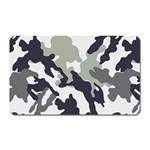 Camo Army Black White Magnet (Rectangular) Front