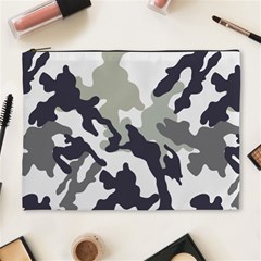 Camo Army Black White Cosmetic Bag (xl) by Loisa77