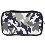 Camo Army Black White Toiletries Bag (Two Sides) Front