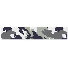 Camo Army Black White Large Premium Plush Fleece Scarf 