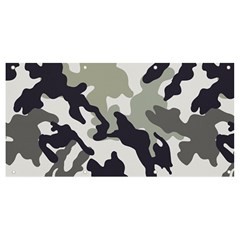 Camo Army Black White Banner And Sign 8  X 4 