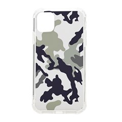 Camo Army Black White Iphone 11 Tpu Uv Print Case by Loisa77