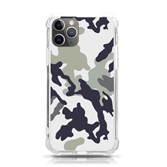 Camo Army Black White Iphone 11 Pro 5 8 Inch Tpu Uv Print Case by Loisa77