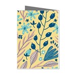 Plants Art Motif Flowers Mini Greeting Cards (Pkg of 8) Left