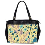 Plants Art Motif Flowers Oversize Office Handbag (2 Sides) Front