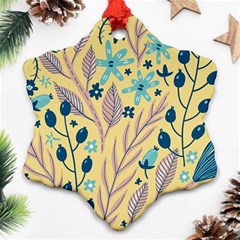 Plants Art Motif Flowers Ornament (snowflake)