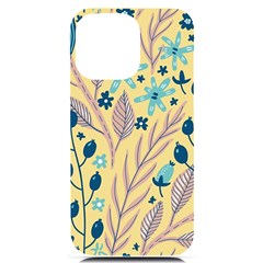 Plants Art Motif Flowers Iphone 14 Pro Max Black Uv Print Case by Loisa77